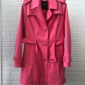New Kate Spade Pink Women's Trench Coat, L